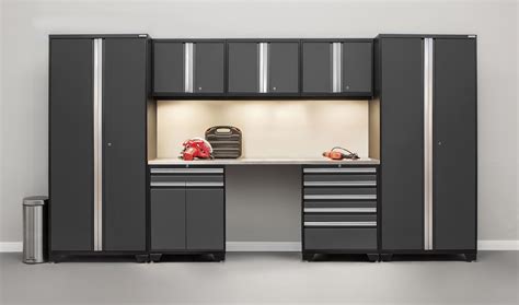 NewAge Products makes many different storage solutions and accessories to support them. . Newage garage storage